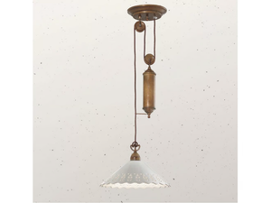 FIOR DI PIZZO 065.12 - LED adjustable ceramic pendant lamp _ Il Fanale